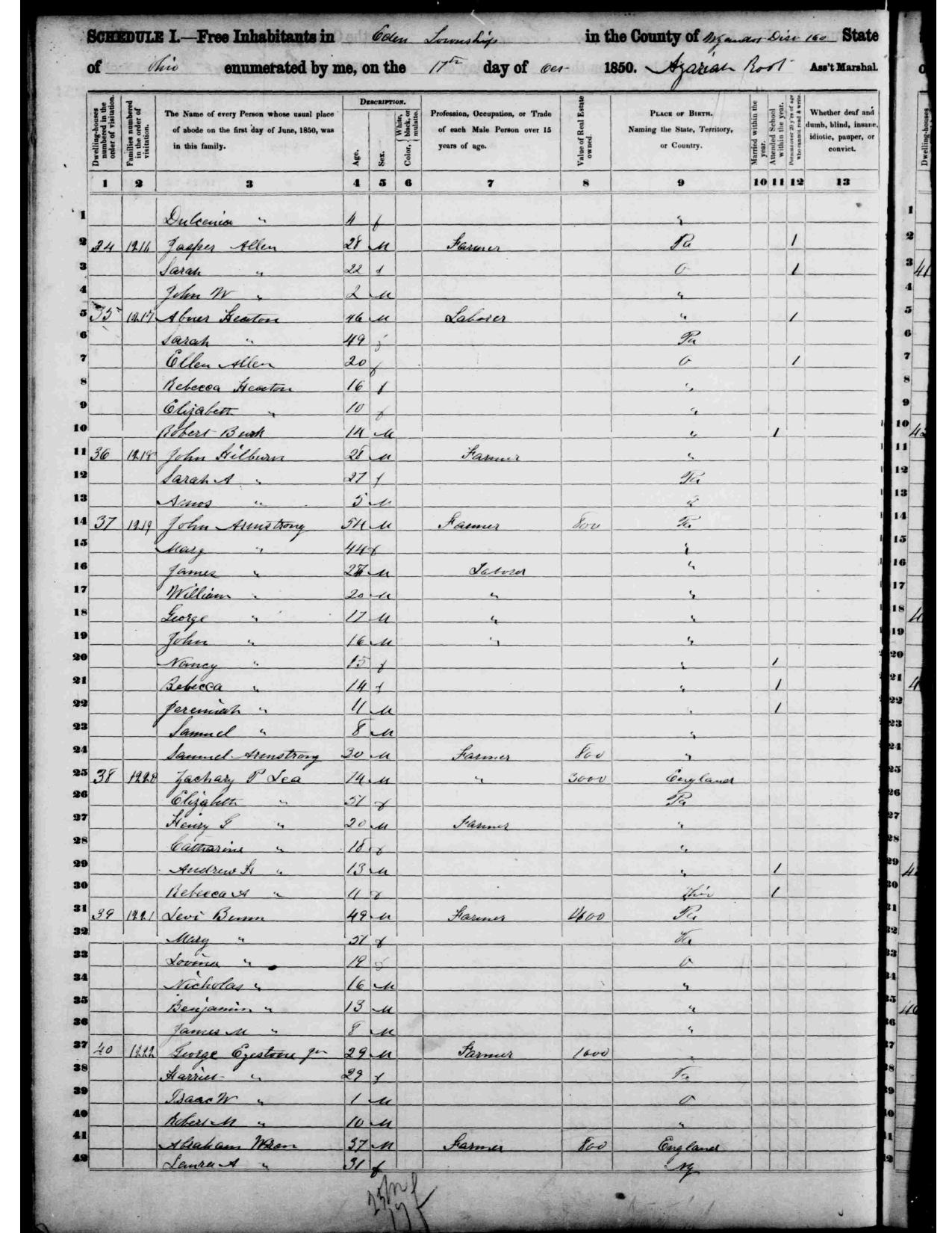 First page preview of 1850-census-page-for-john-armstrong-household.pdf