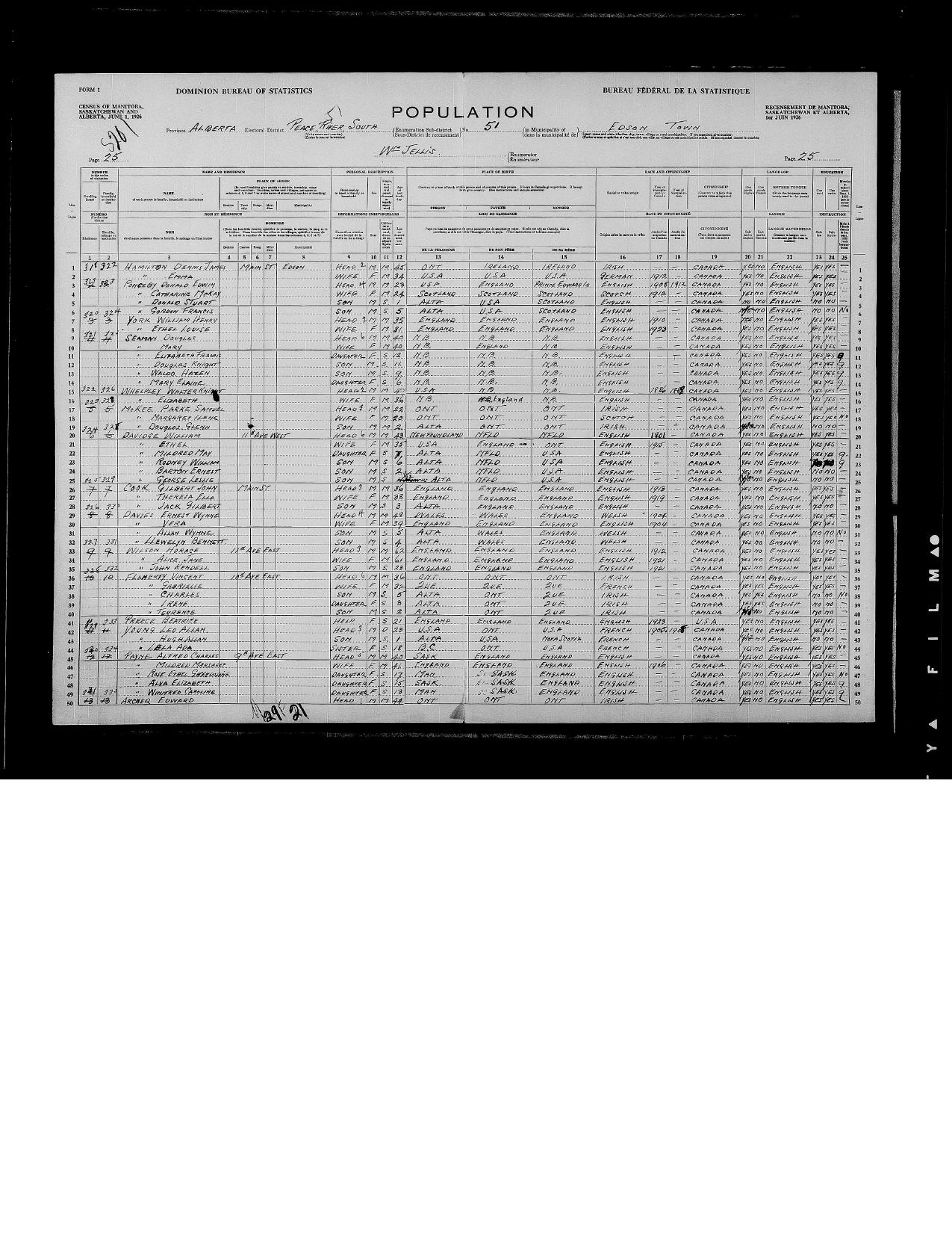 First page preview of 1926-census-ponceby-household-1926.pdf