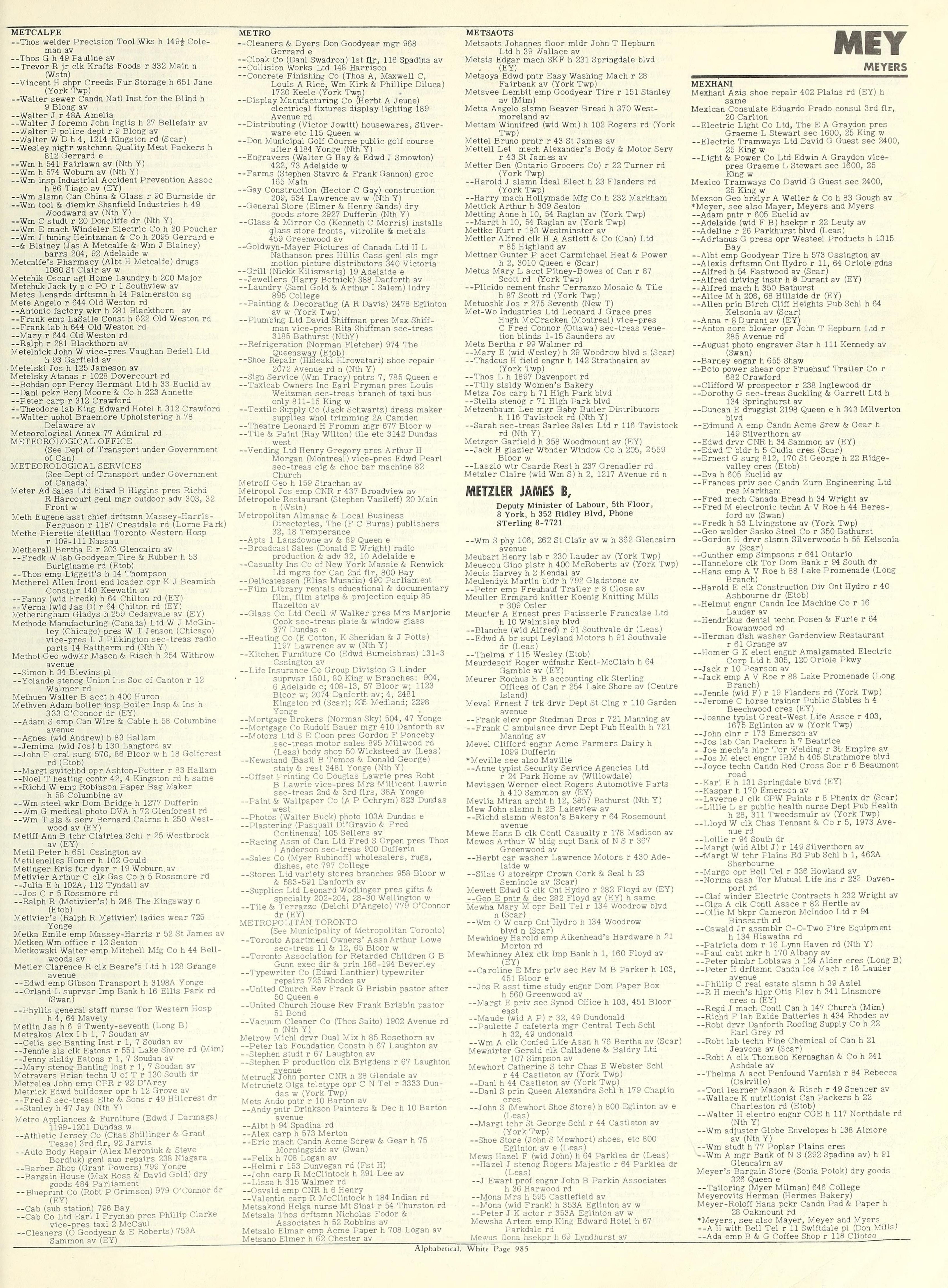 First page preview of toronto-city-directory-gordon-ponceby-1956.pdf